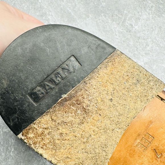 Vintage Bally Tassel Leather Loafers Dress Shoes Size 7 eee - Picture 11 of 13